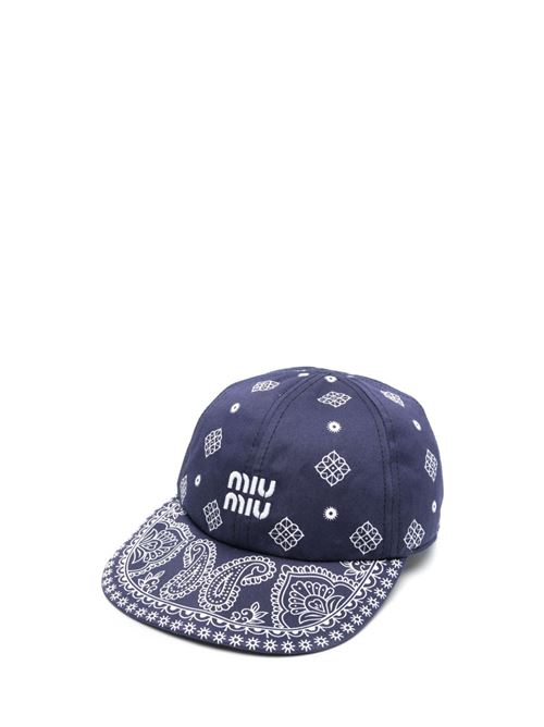 Cotton hat MIU MIU | 5HC3692IC9F022X